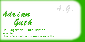 adrian guth business card